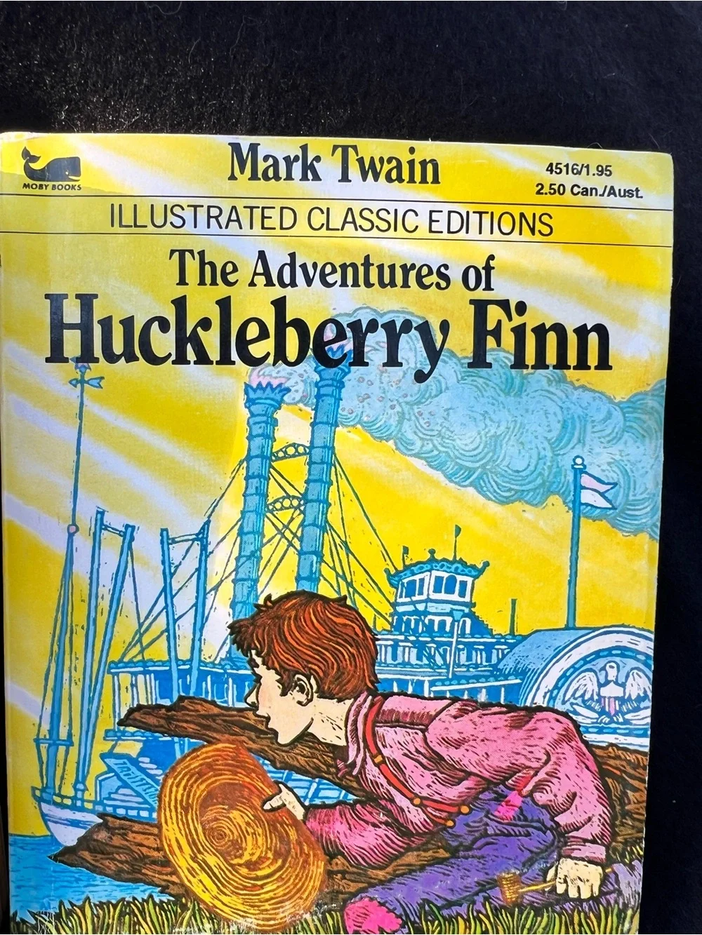Illustrated Classic Editions The Adventures of Tom Sawyer - White/Blue Cover